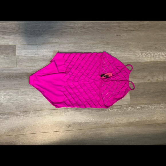 La senza hot pink 💕body suit size m - Picture 2 of 3